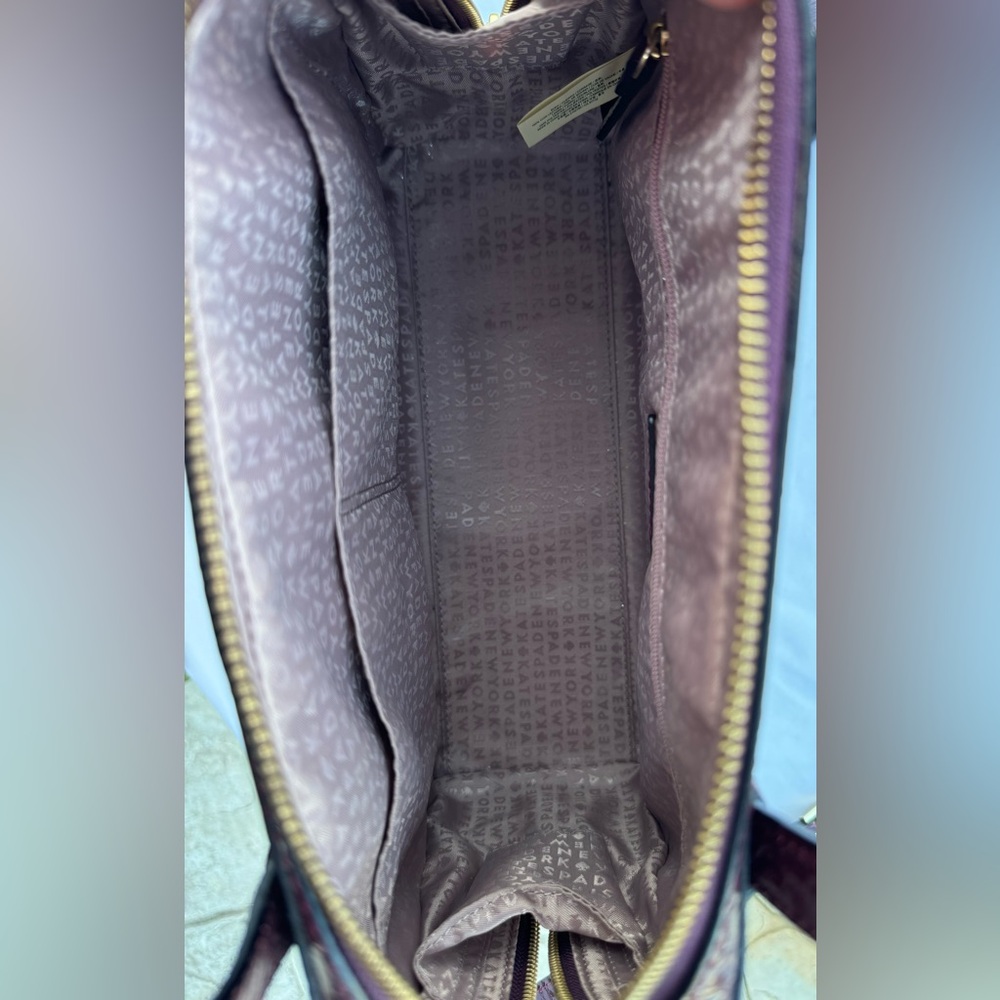 Kate Spade Croc-Embossed Satchel - Picture 11 of 13
